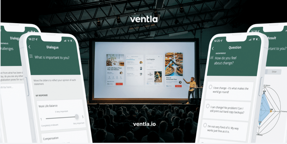 Presentation av event app